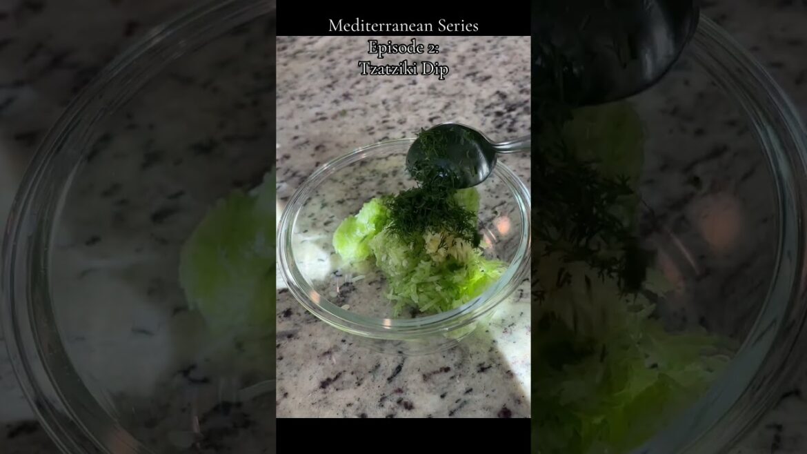 Get Ready for the CREAMIEST Tzatziki of Your Life in Just 10 Minutes!