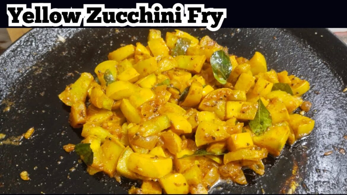 Yellow Zucchini Fry recipe|Zucchini recipes|Zucchini Fry|Weightloss recipe|Zucchini easy recipes
