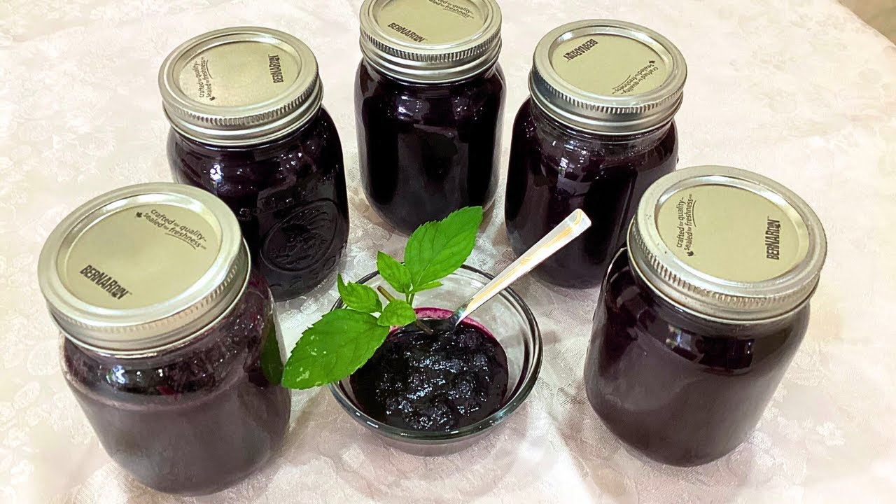 Simple Blueberry Jam • Only 3 Ingredients! • Low Sugar, No Pectin