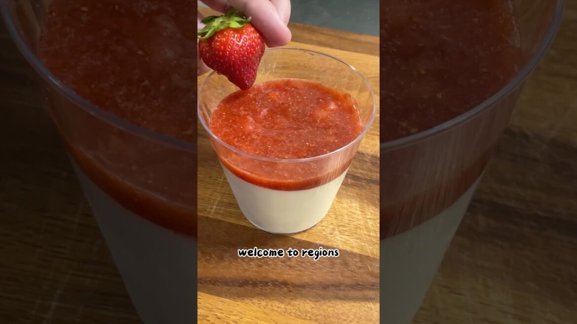 Panna Cotta #italy #italiancuisine #italianfood #pannacotta #dessert #pastries #eating #mukbang