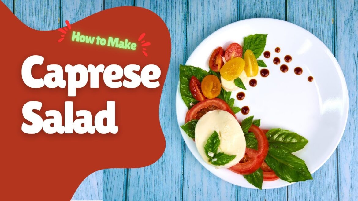 Easy Modern Caprese Salad