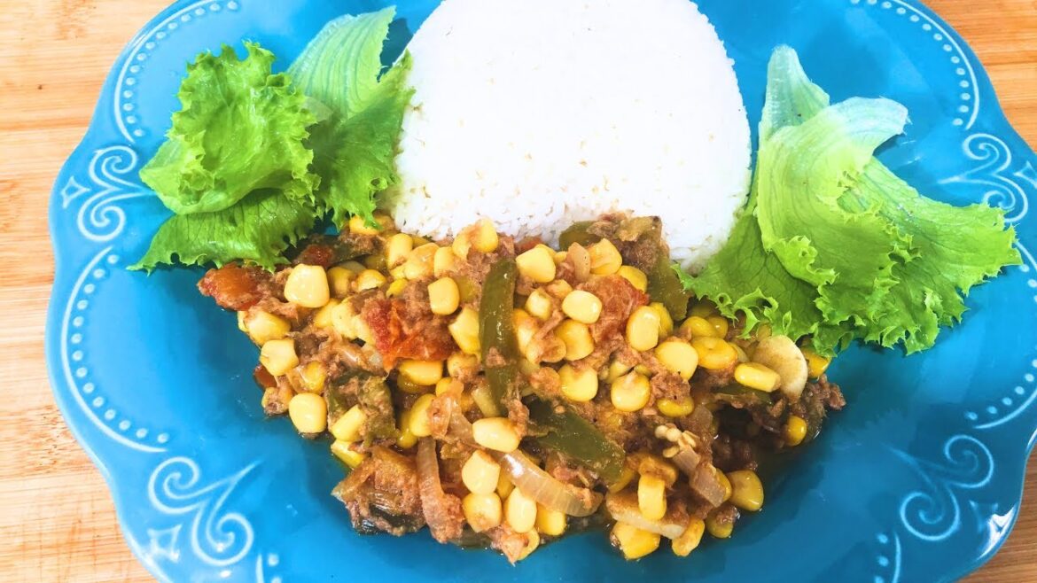 How To Cook Tuna With Sweet Corn & Rice In 15 Minutes