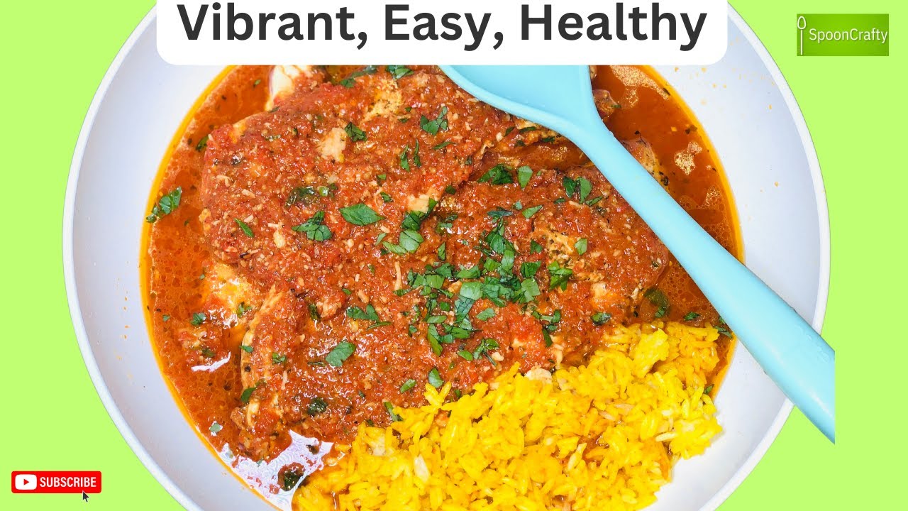 How to cook pan seared chicken breast in roasted red pepper sauce in 20