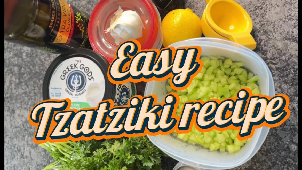 Easy delicious tzatziki recipe perfect for any occasion! Easy delicious tzatziki recipe perfect for any occasion!