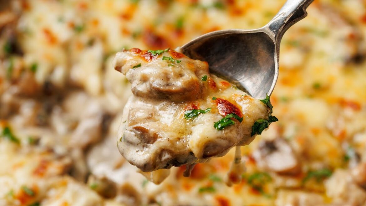 Cheesy Mushroom Casserole Recipe Cheesy Mushroom Casserole Recipe