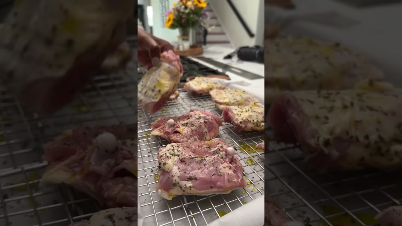 The best crispy oven roasted chicken thighs Dining and Cooking