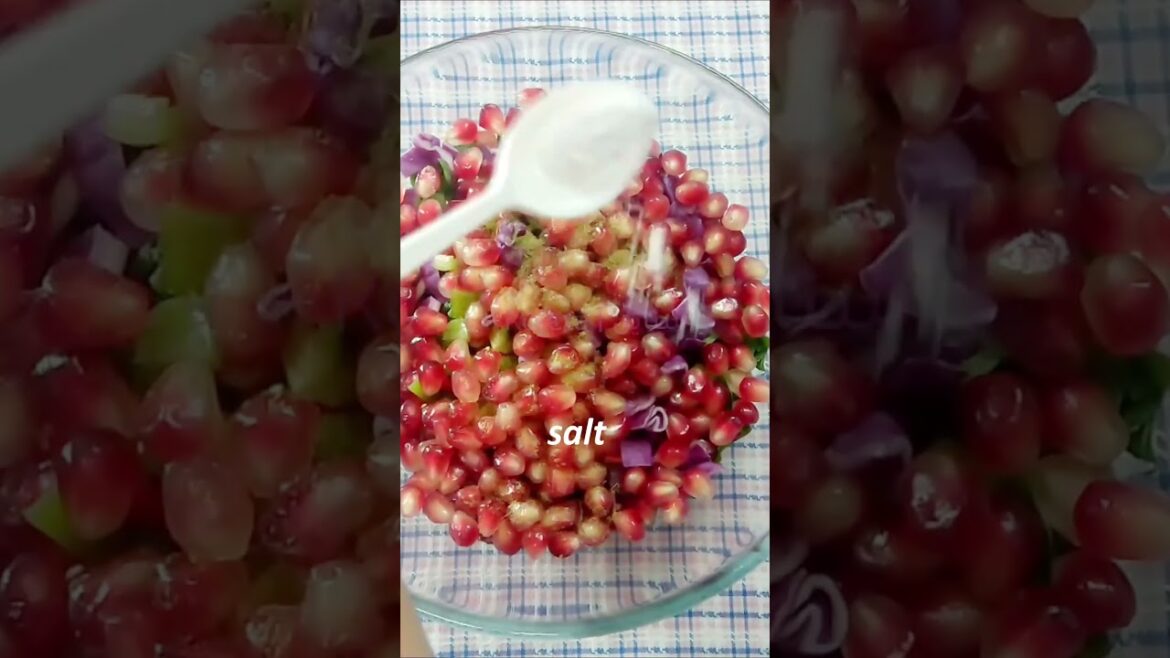 Pomegranate Salad #shorts