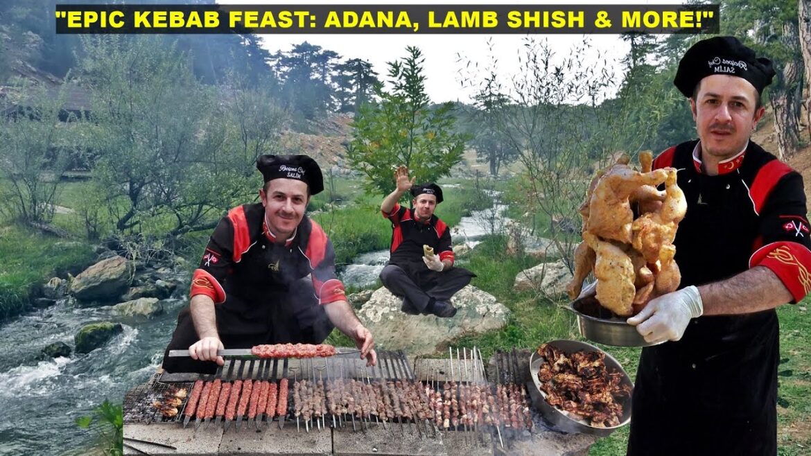Ultimate Outdoor Turkish Kebab Feast Adana Kebab Lamb Shish & Chicken Thighs Full Recipe