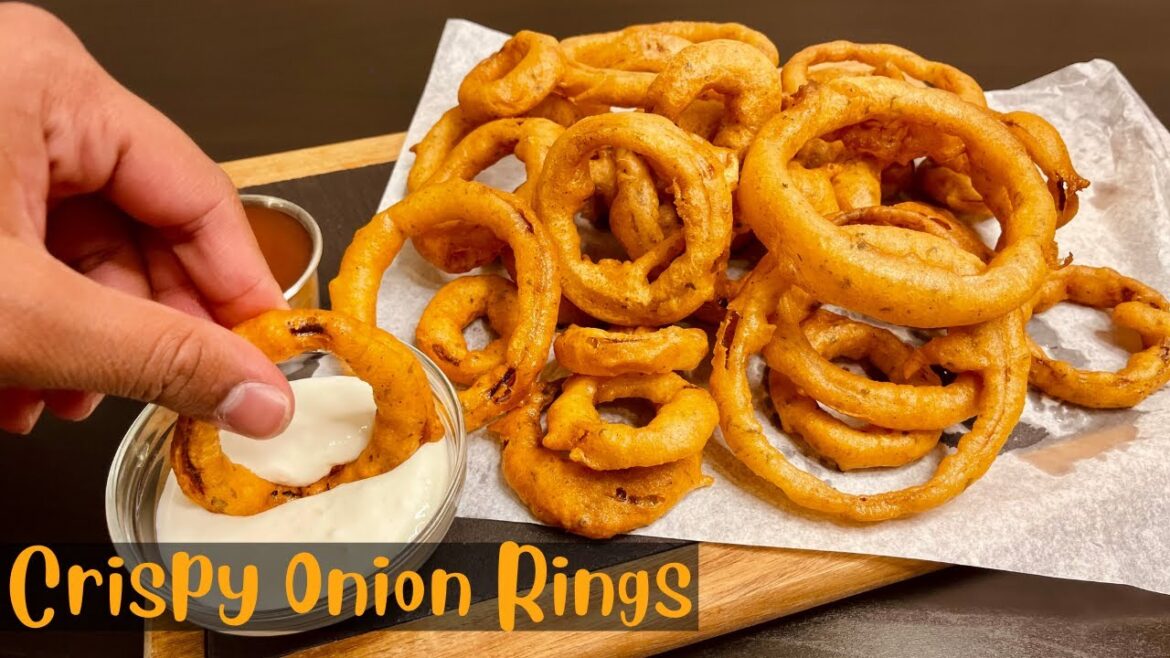 Crispy Onion Rings Recipe | Homemade Onion Rings | Recipe in Urdu Hindi Crispy Onion Rings Recipe | Homemade Onion Rings | Recipe in Urdu Hindi
