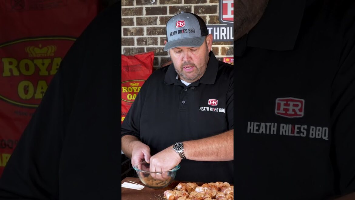 Delicious Brown Sugar Bacon-Wrapped Chicken Bites! #shorts #recipeshorts