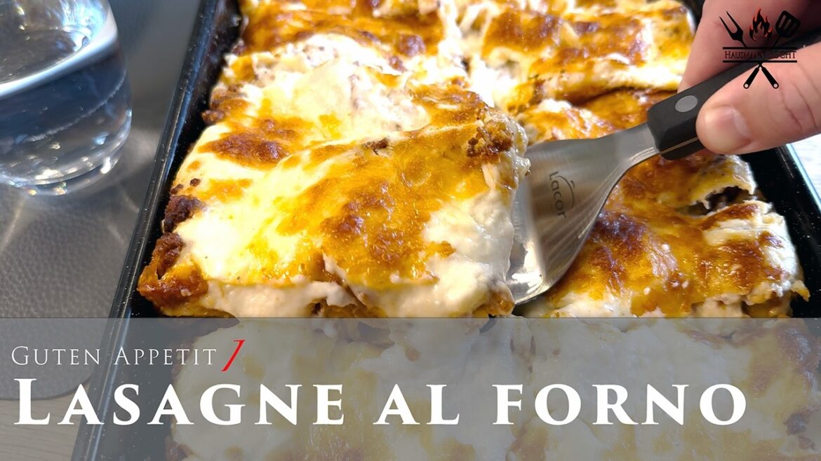 Lasagne al Forno mit griechischer Béchamel & Ragù Bolognese im Schnellkochtopf – Immer gelingsicher!