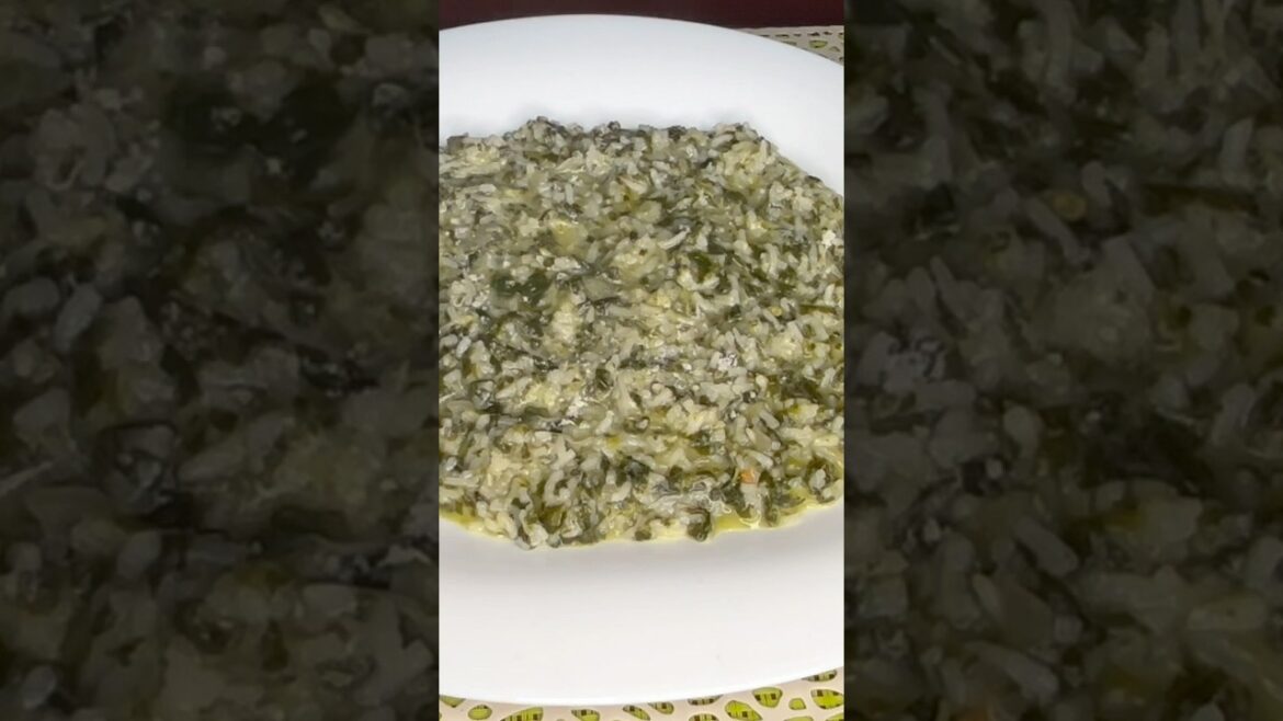 #How to Make Creamy Spinach Risotto #SpinachRisotto #ItalianFood #food#finedininglovers#tebebtube#