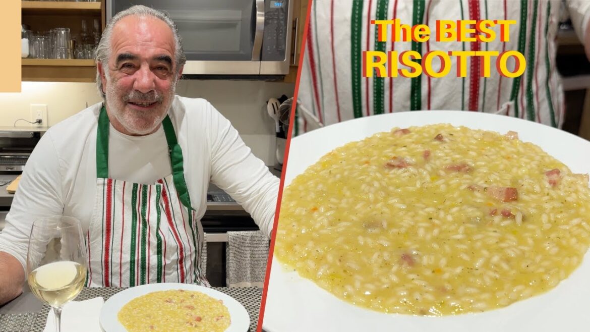 Cook with Me! My Italian Guide to CREAMY Risotto with Leek & Pancetta