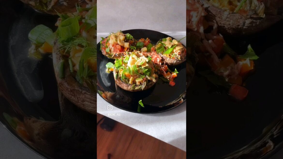 Stuff your face with Portobello stuffed mushrooms