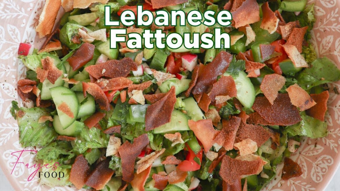 Delicious And Refreshing Lebanese Fattoush Salad Recipe! Delicious And Refreshing Lebanese Fattoush Salad Recipe!