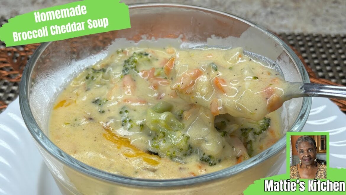 Easy Delicious Broccoli Cheddar Soup/ Healthy and Cozy/ Mattie’s Kitchen Easy Delicious Broccoli Cheddar Soup/ Healthy and Cozy/ Mattie's Kitchen