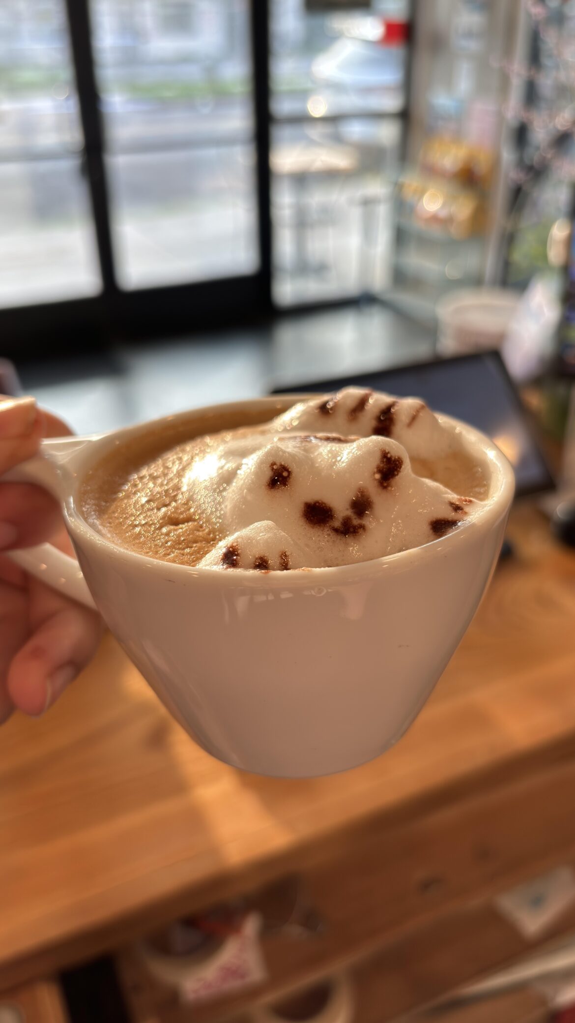 Tried to make a cat-puccino.