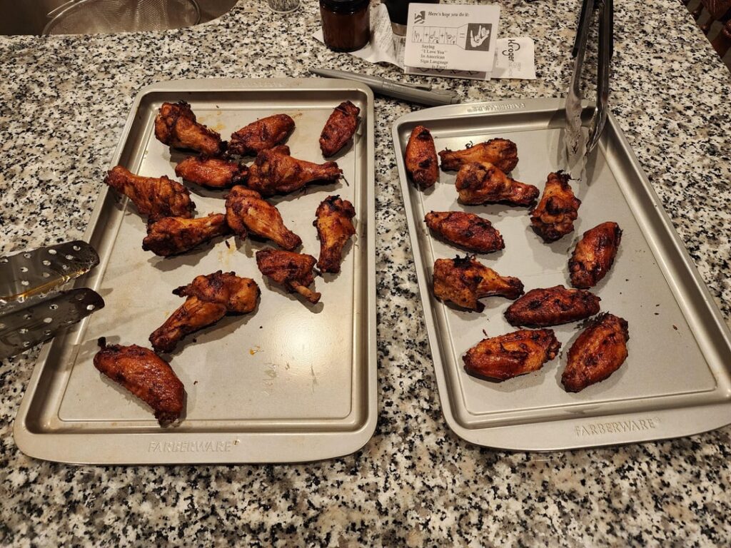 My attempt at 0-400 wings. Pretty awesome if you ask me.