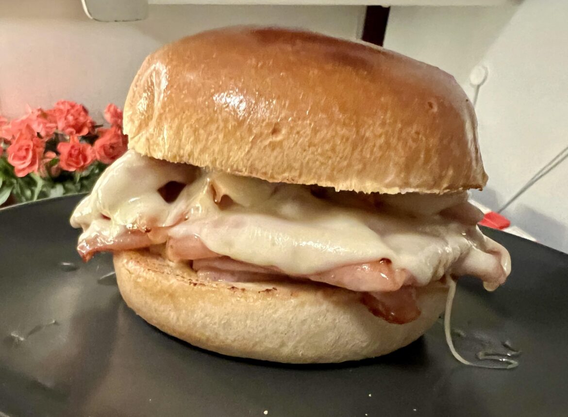 Fried Mortadella Sandwich