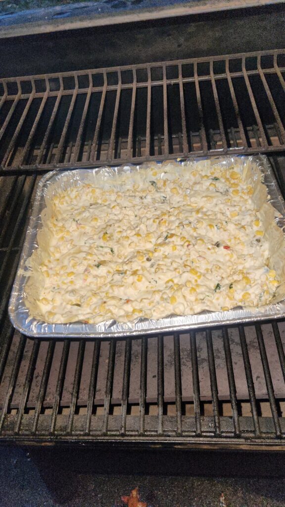 Mexican street corn dip, turned out great