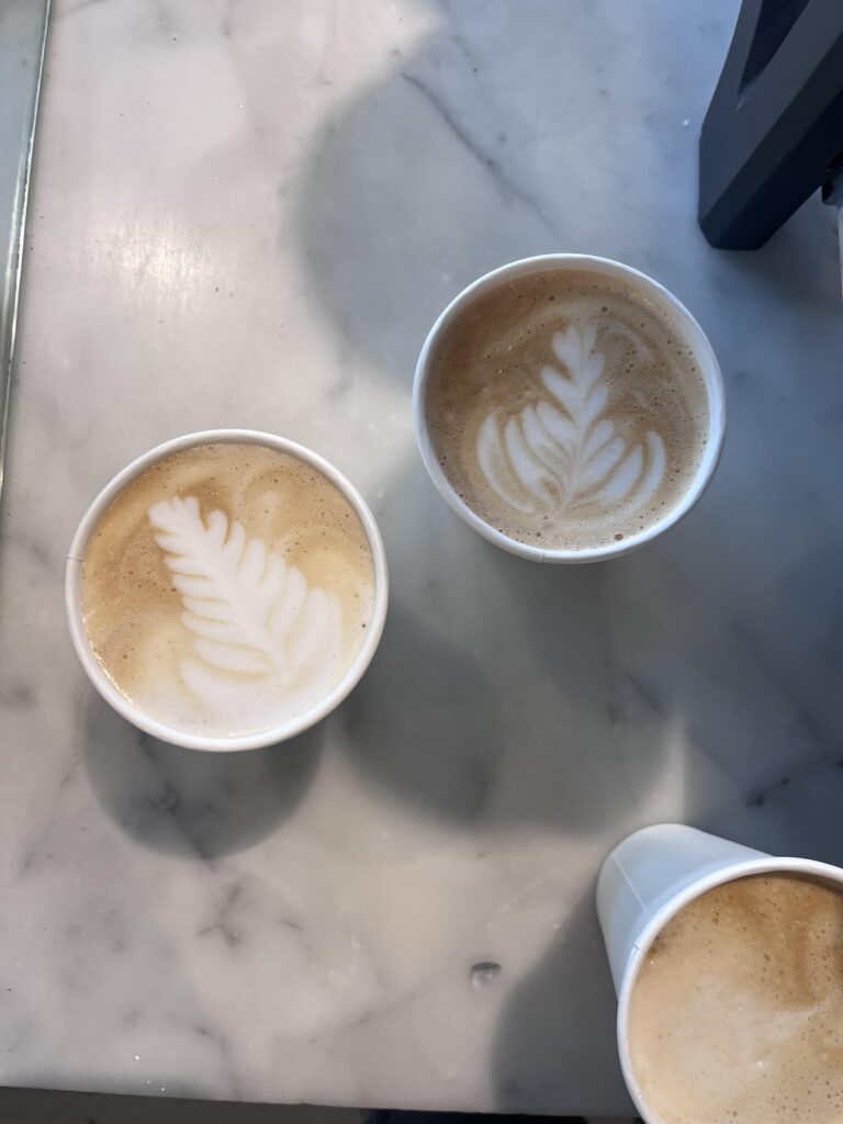 latte art as new barista:)