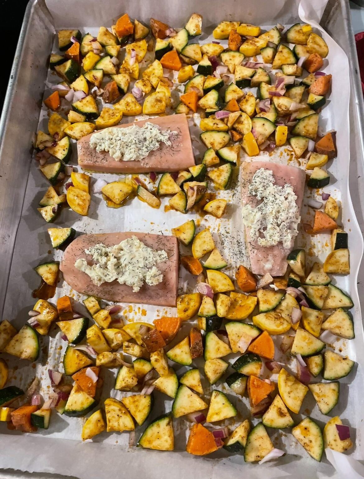 Send me your favorite sheet pan recipes (bonus points for unique flavors!)