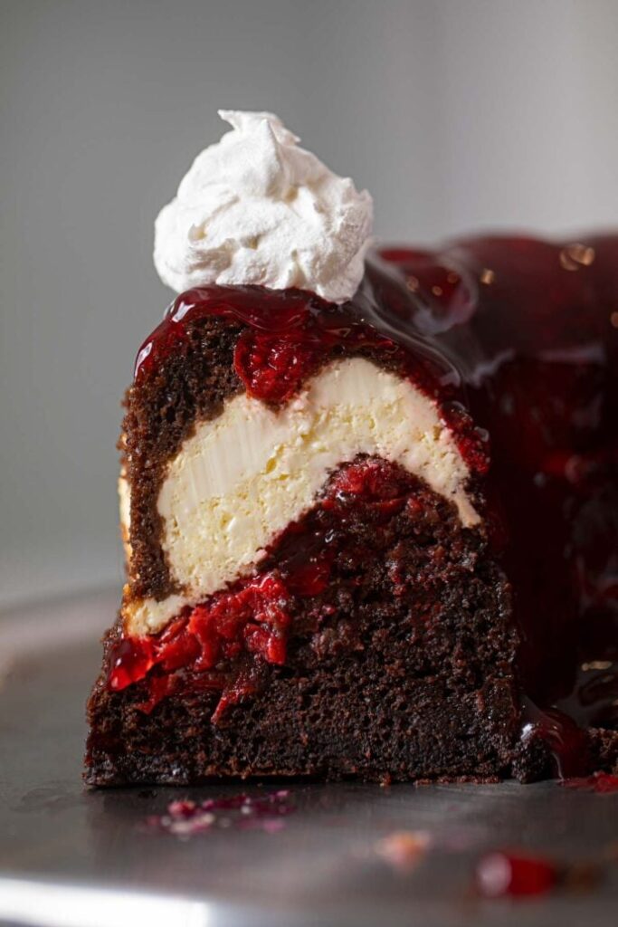 Cherry Chocolate Bundt Cake