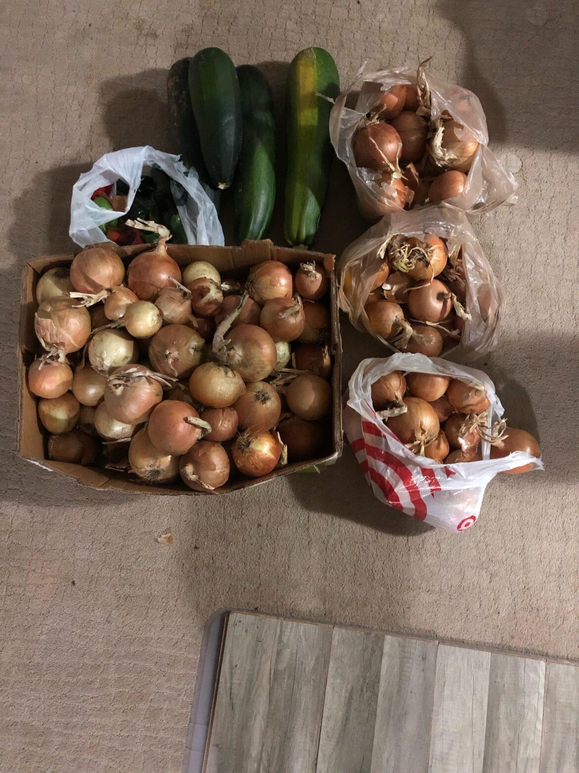 Family friend said he had something from his garden from me