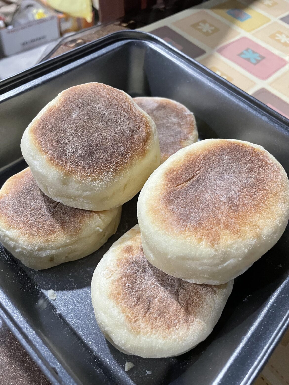 My homemade english muffins