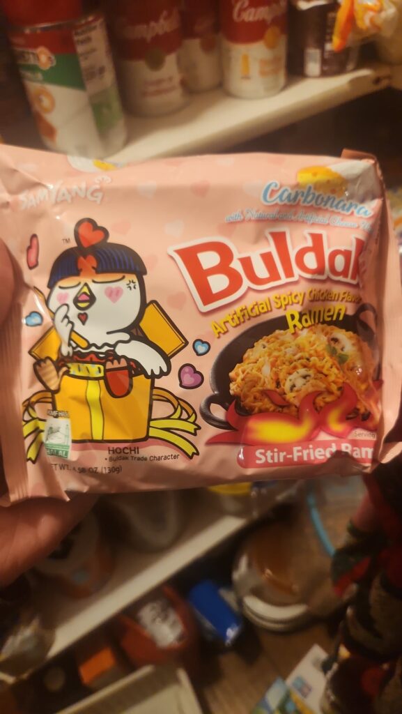 I'm dying how hot are these noodles (boldak spicy chicken)