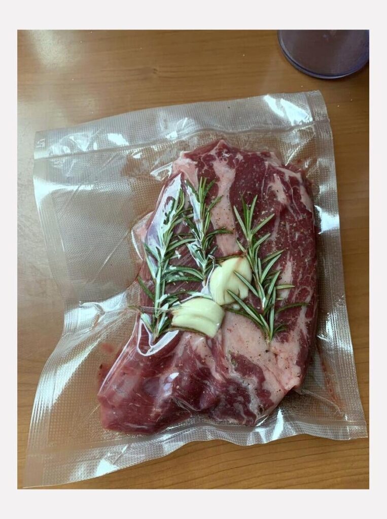 What would be the best method to sous vide this chuck eye cut?