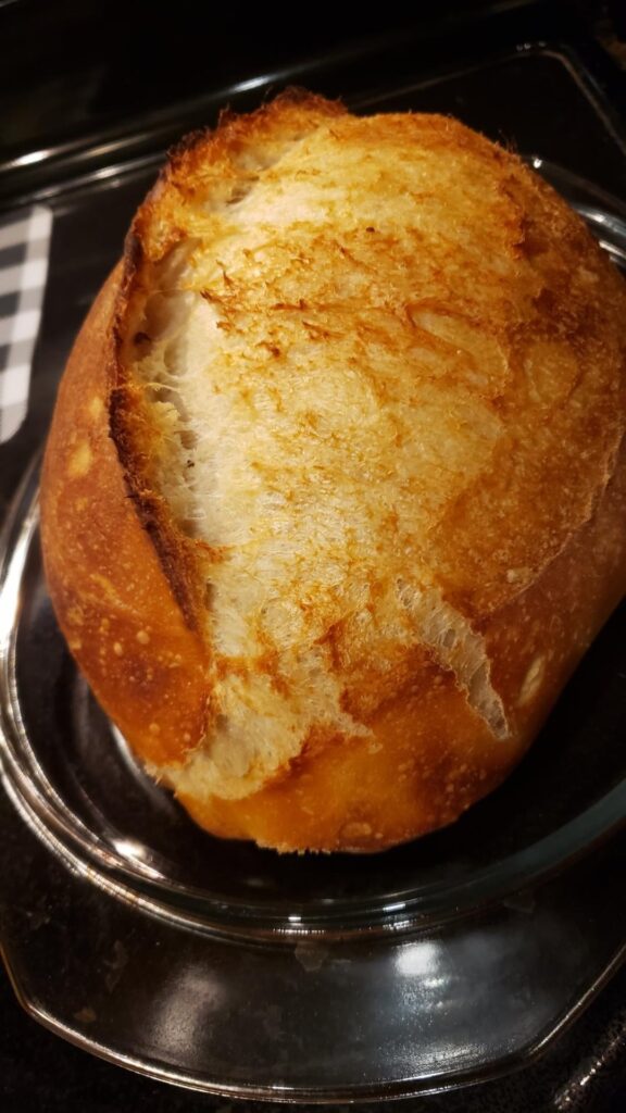 The latest on my quest for a thin, crackly crust. Getting there.