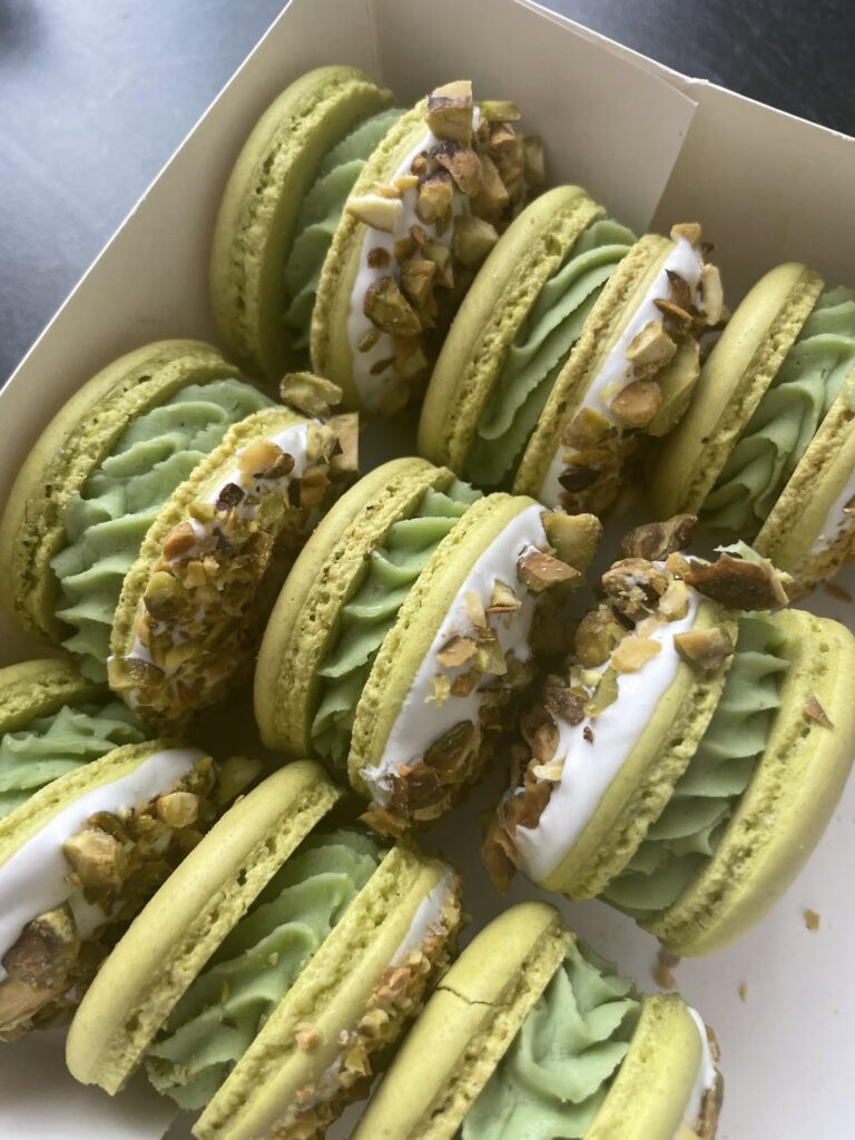 Pistachio with ganache