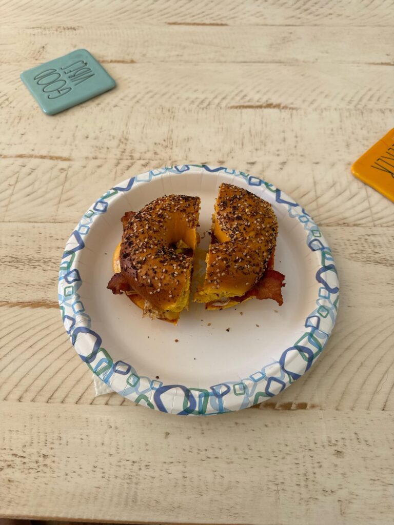 Any Guesses? First breakfast home from college