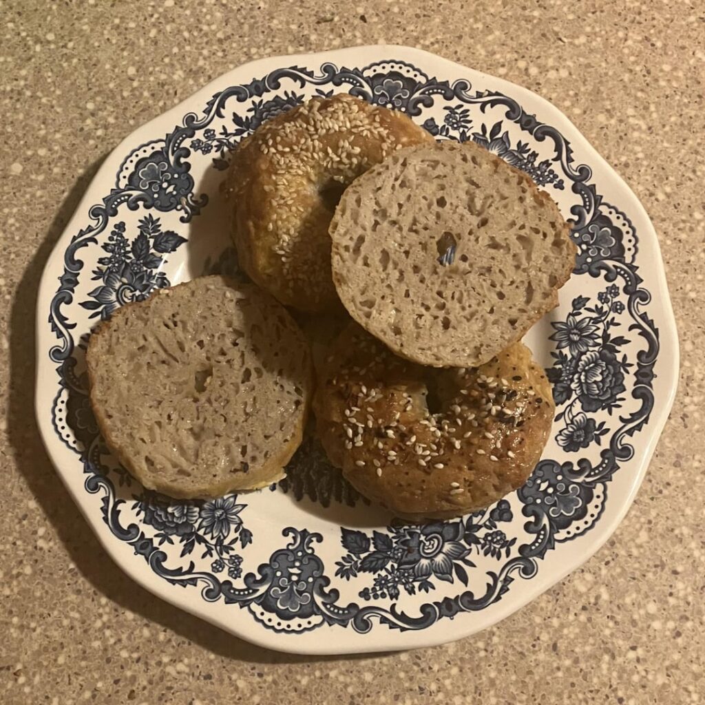 Ari’s Keto Cheese Bagels (3.6 net carbs)