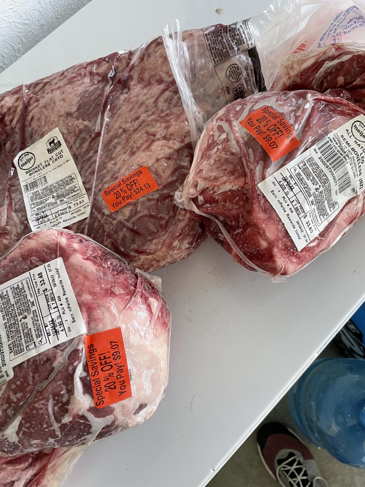 Dear Meat Dept. Ive quietly informed you twice that you math is off. Third wont be a third time.