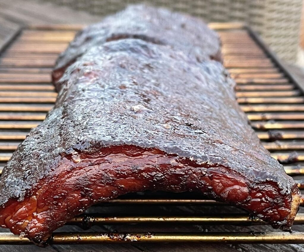 Baby backs on the Camp Chef