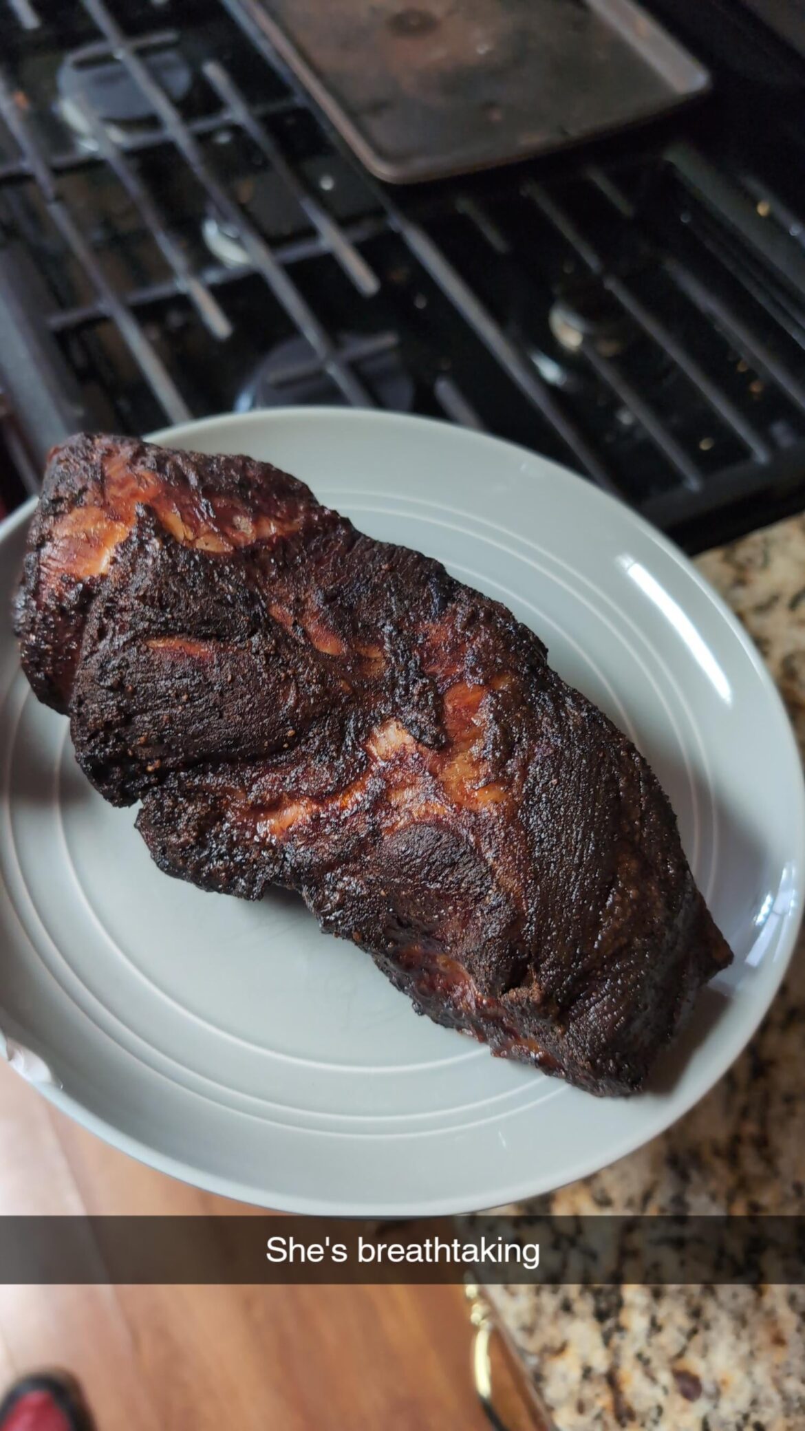 Just a nice little 3 pound pork shoulder for meal prep on my day off