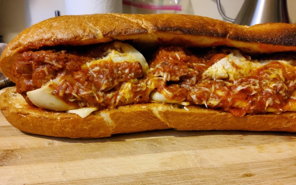Nothing beats a homemade meatball sub