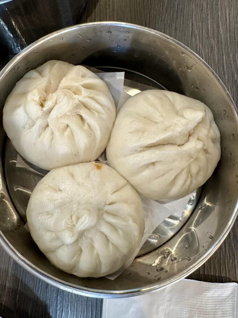 Delicious baos at Kingdom Dim Sum
