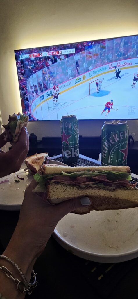 Beer with a BALTO on Brioche