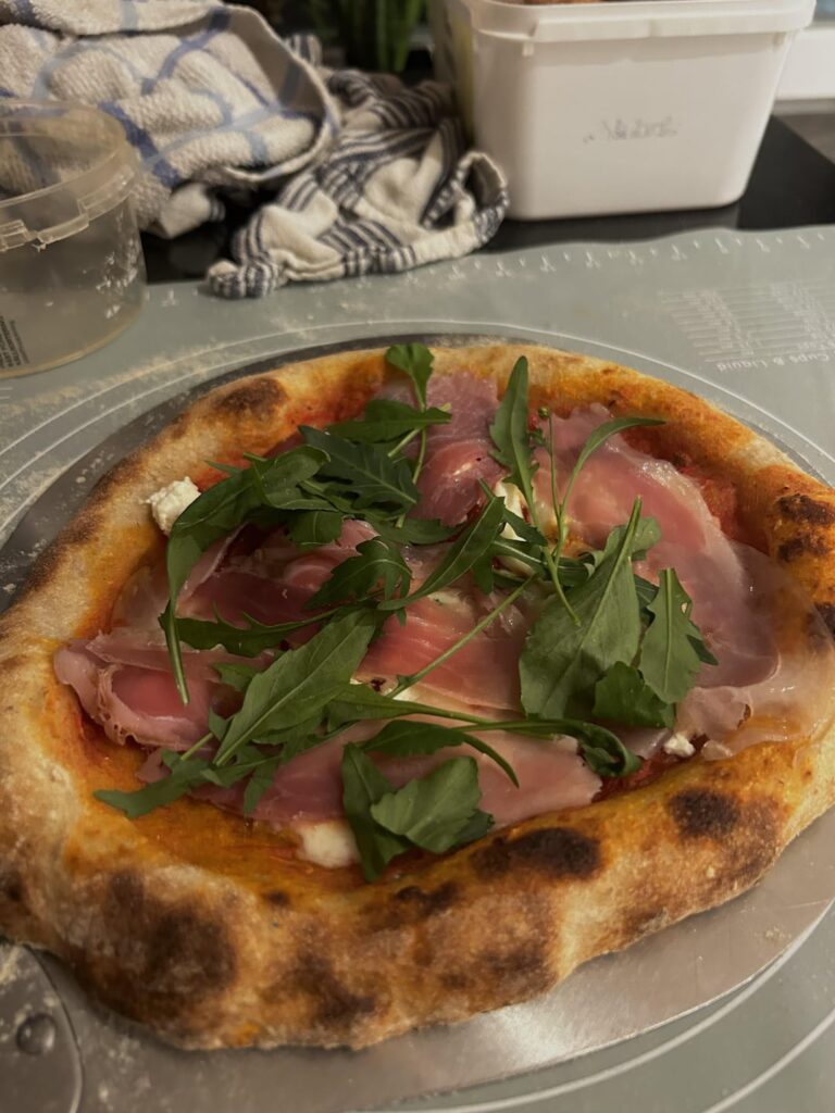 Sourdough pizza & domestic oven