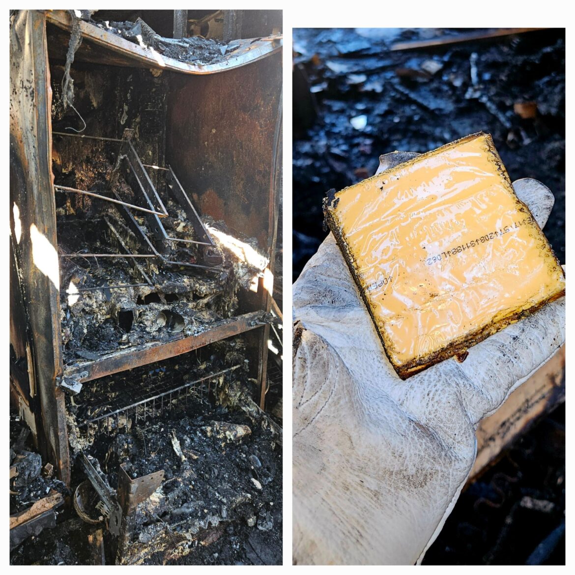 My mom's house burned down but there was still American Cheese in the fridge.