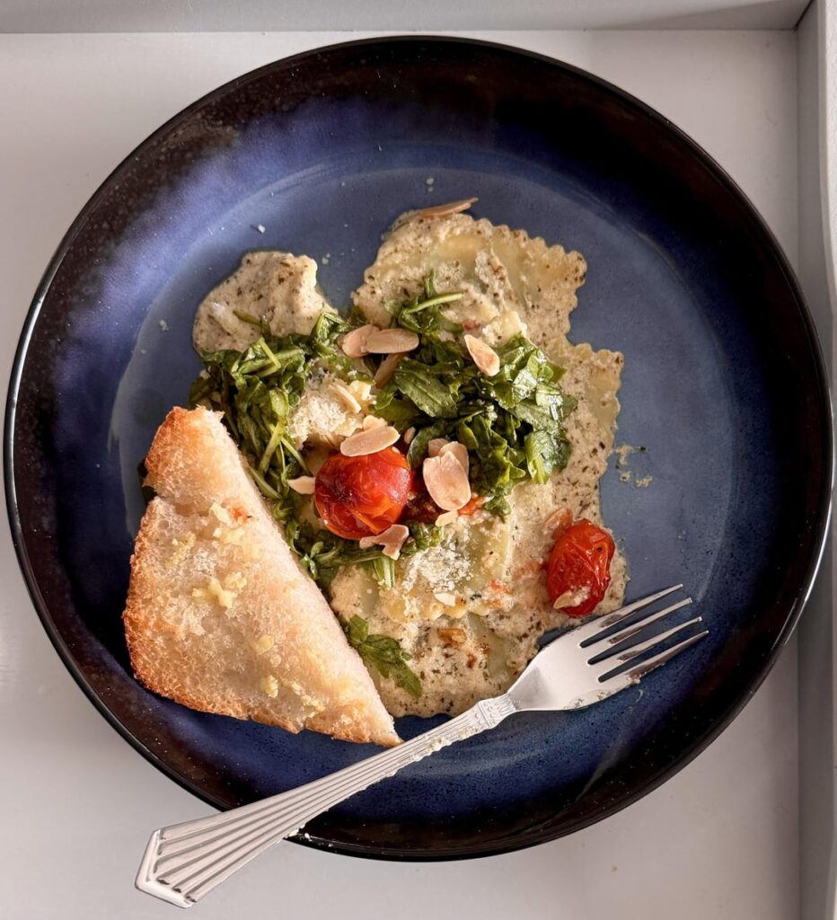 Ultimate Creamy Pesto Spinach & Ricotta Ravioli