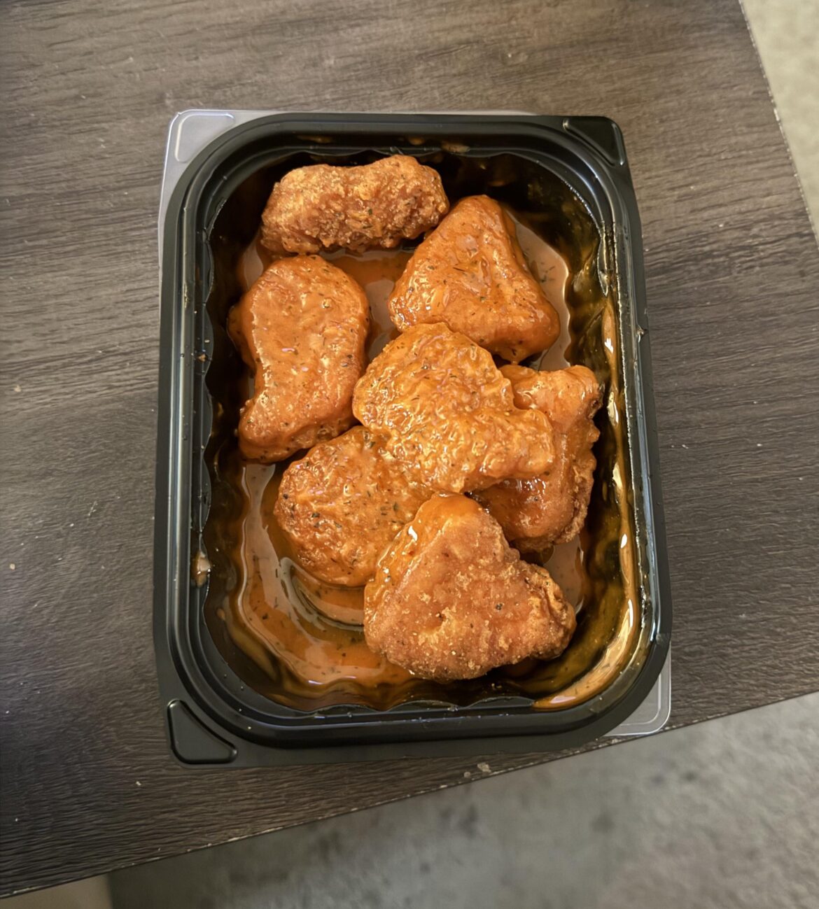Pleasantly surprised with Wendy’s Ghost Pepper Saucy Nuggs.