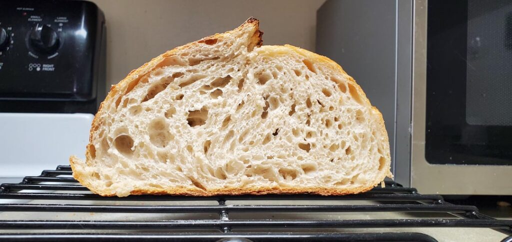 My first ever sourdough loaf. I fear it will only go down from here