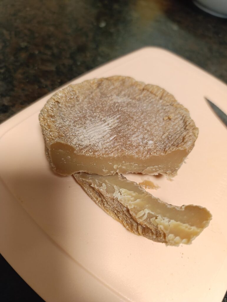 Münster - transformed Into a hard cheese