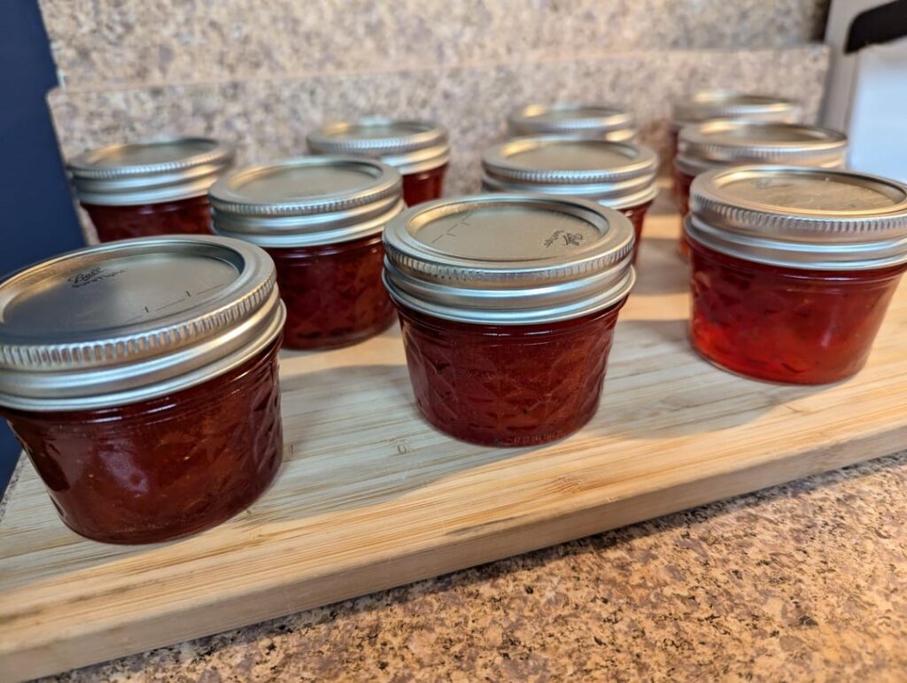 First time making strawberry jam!