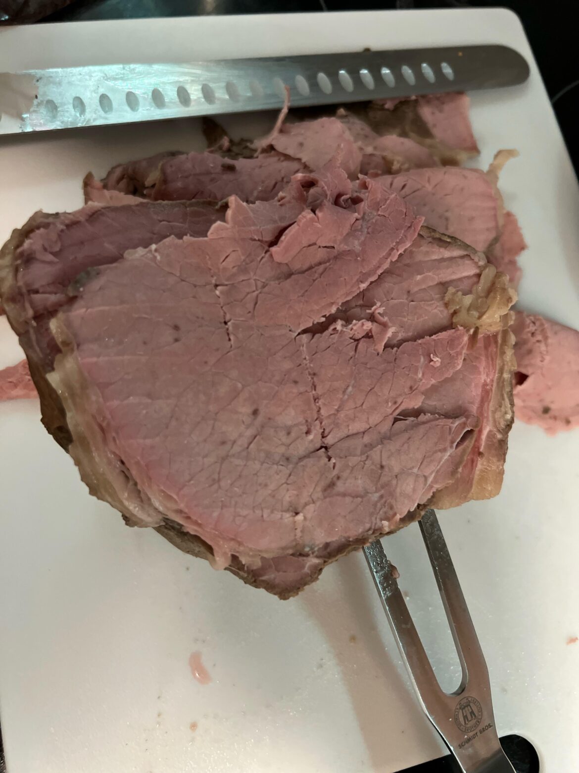 eye of round has.... freckles?