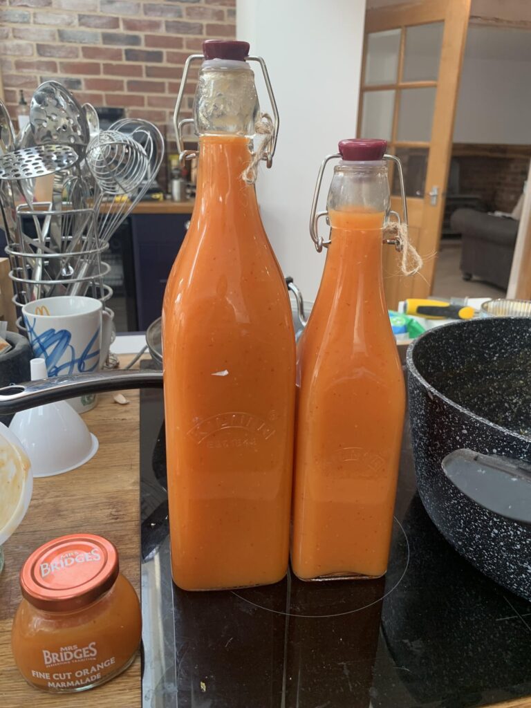 First time ever making hot sauce